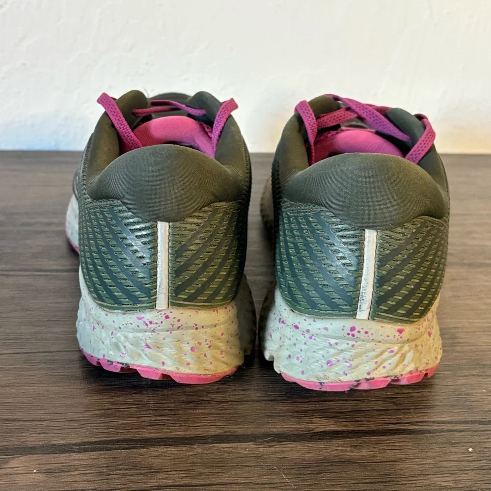 Saucony‎ Pine Green Pink Guide 13 TR Trail Running Shoes Sneakers Womens Sz 12